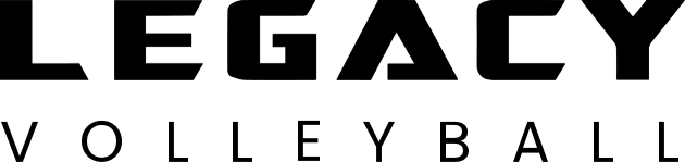 LEGACY VOLLEYBALL COMBO LOGO BLACK